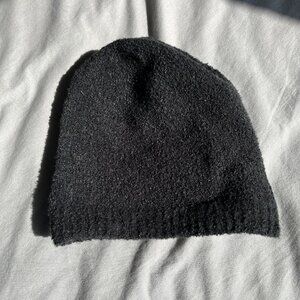 nwot muji black boucle watch cap